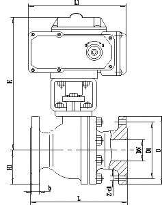 电动O型切断球阀(图2)