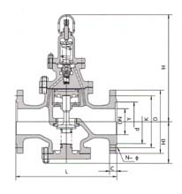 Y43H先导活塞式蒸汽减压阀(图2)