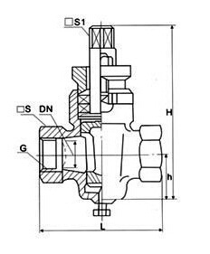 X13W二通内螺纹不锈钢旋塞阀(图2)