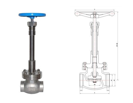 DJ61F-40P低温截止阀(图2)