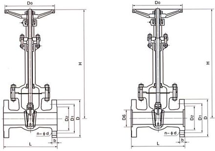 DZ41H/Y/F低温闸阀(图2)